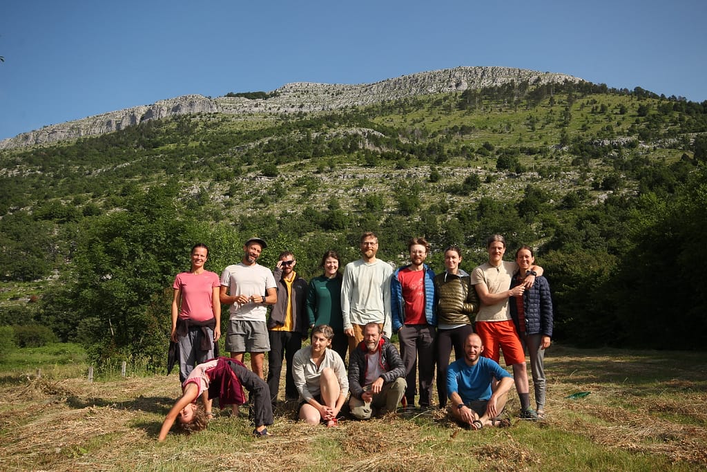 Group photo from the Montenegro Expedition 2023. Photo: Jeff Wade