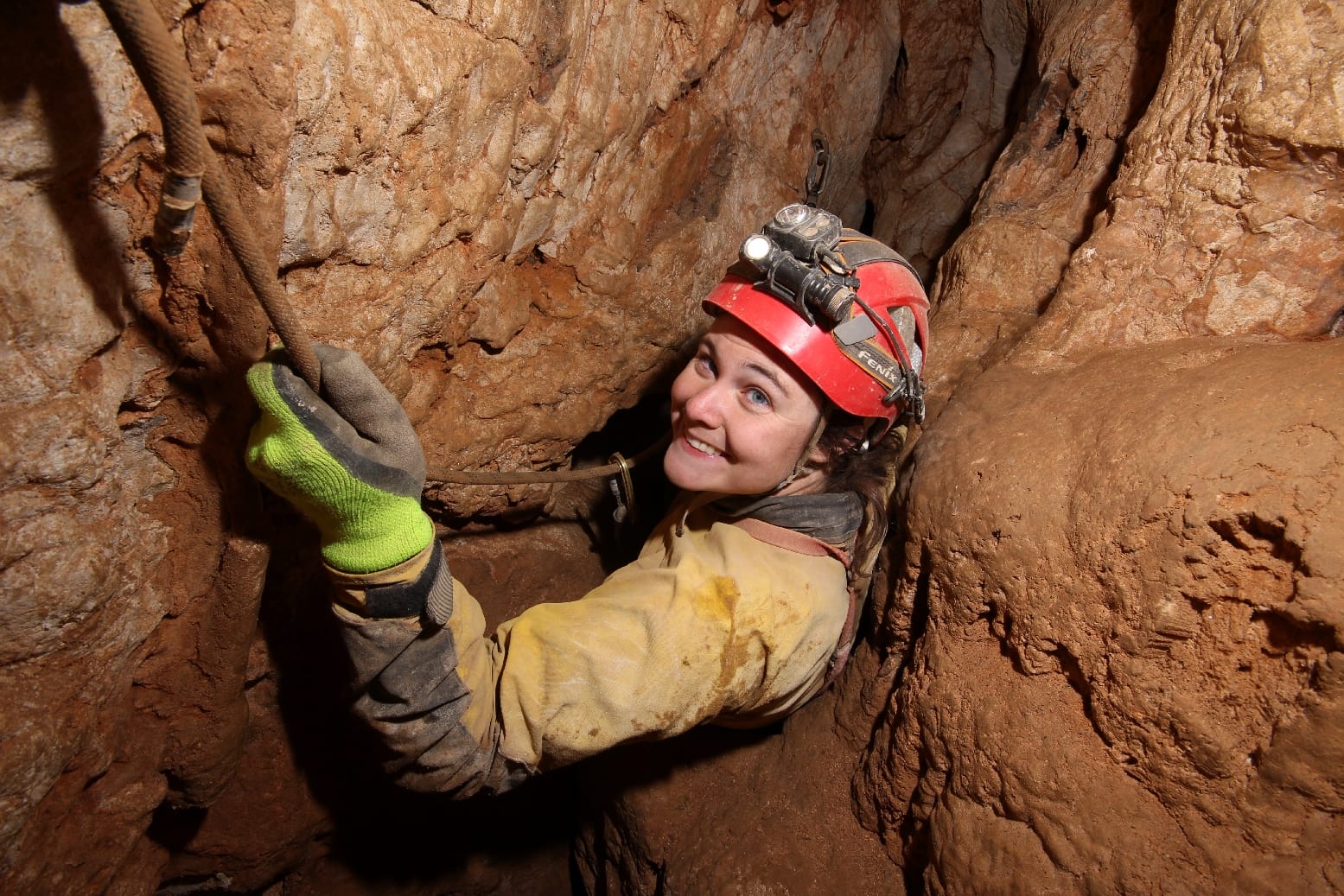 Contorsionist or a caver? Photo: Jeff Wade
