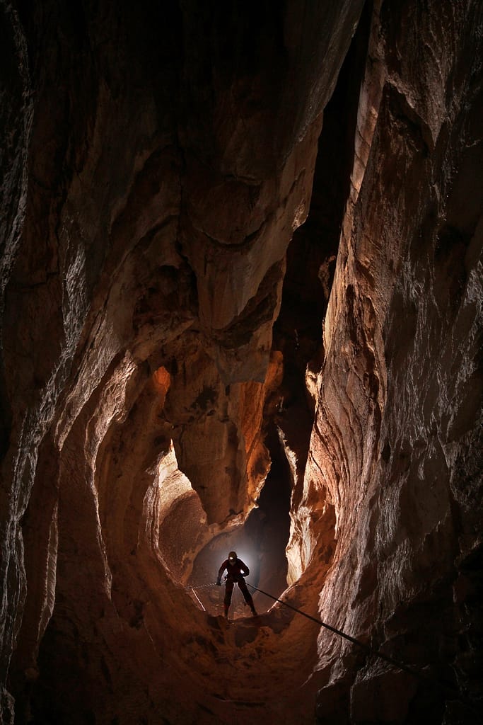 Bever Fever shaft discovered in 2022 by TLA. Photo: Jeff Wade